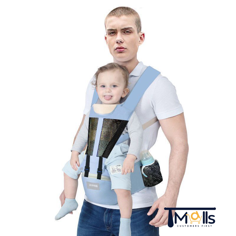 Địu ngồi trợ lực 4 tư thế cho bé từ 3 tháng tuổi chất vải mềm mịn thoáng khí phù hợp với mùa hè chịu lực lên tới 20 kí