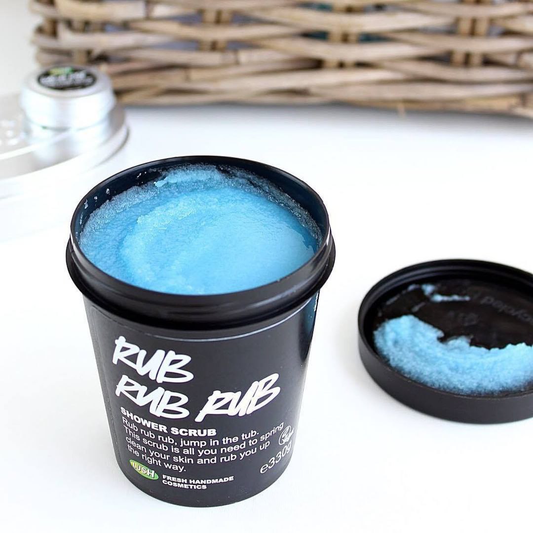 [HCM]Sữa tắm có hạt scrub LUSH - Rub Rub Rub shower scrub