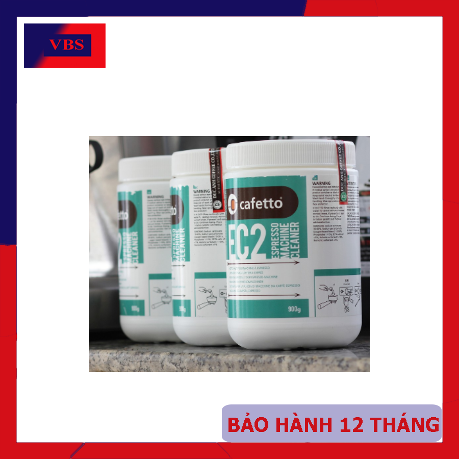 Bột vệ sinh máy pha cà phê Cafetto EC2 1100Gr dùng rửa vòi chiết xuất máy pha cafe