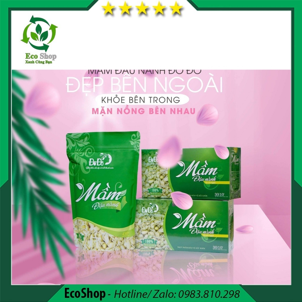 Bột mầm đậu nành đô đô cân bằng nội tiết hộp 30 gói nhỏ