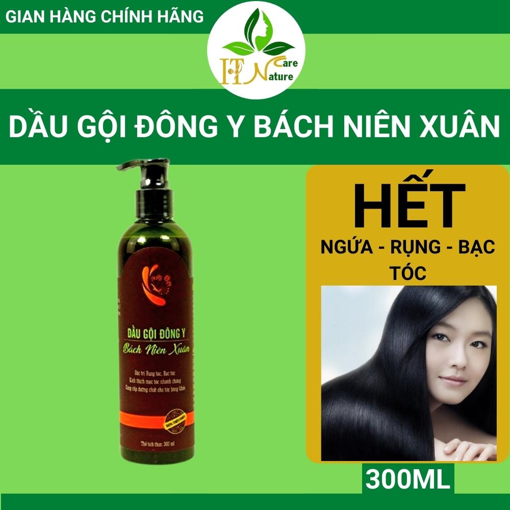 Dầu gội đông y Bách Niên Xuân 300ml hết ngứa hết rụng hết bạc tóc HT Nature Care