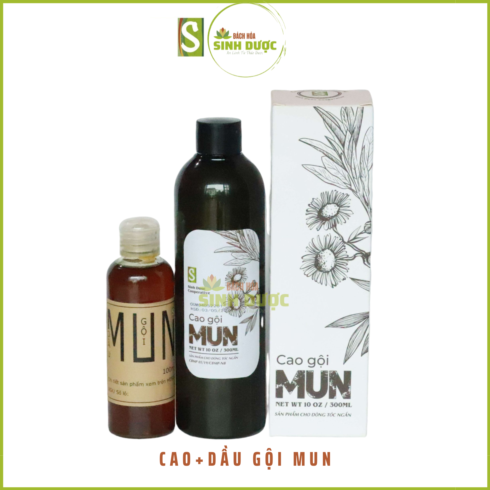 Cao gội mun 300ml htx sinh dược