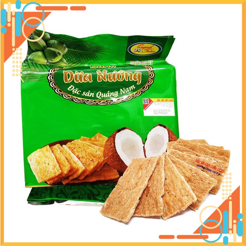 Combo 5 gói bánh dừa nướng quảng nam giòn ngon