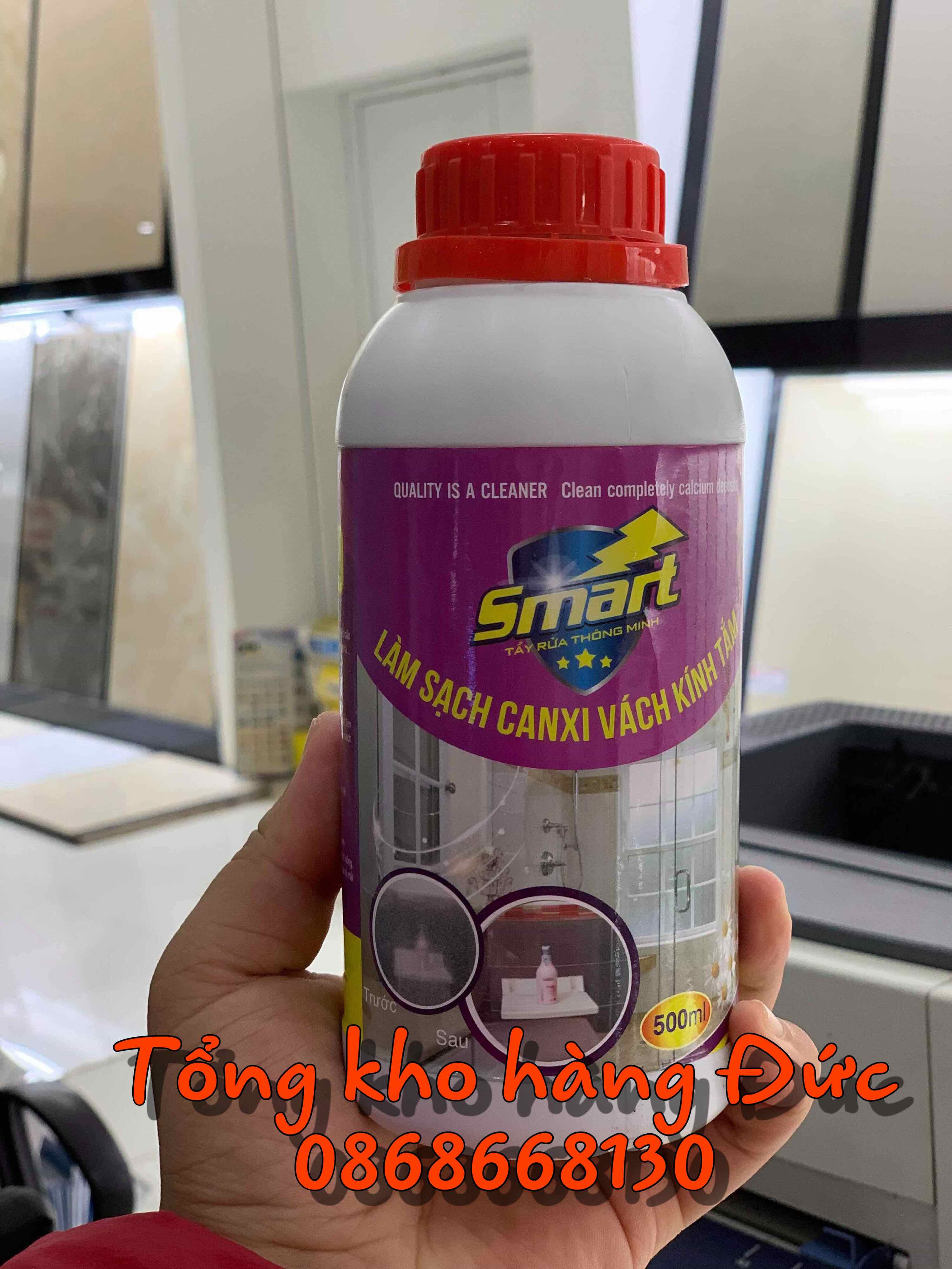 SMART TK CHẤT TẨY CẶN CANXI KÍNH VÁCH KÍNH BUỒNG TẮM