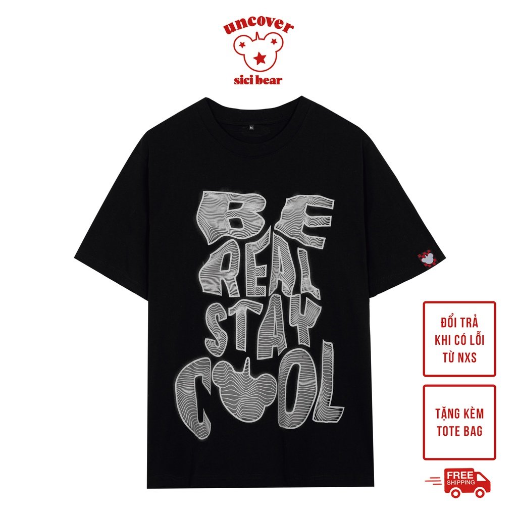 Uncover Sici Bear Áo Thun Uncover Stay Cool