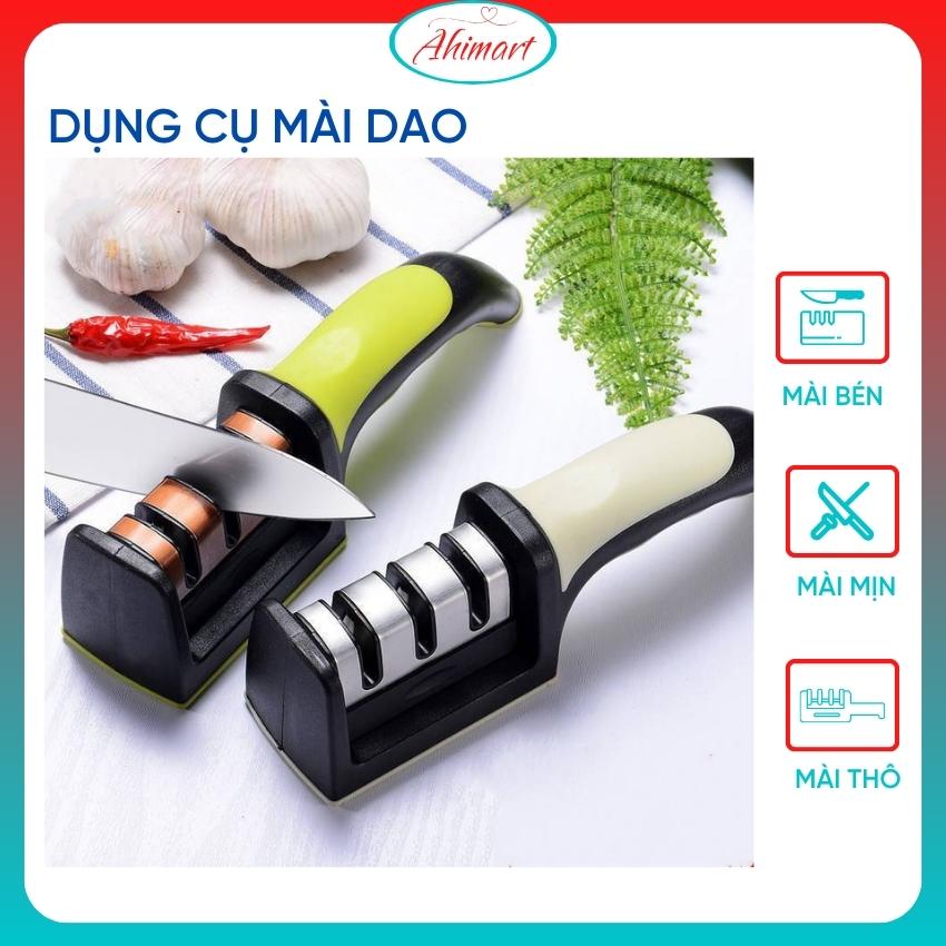 Dụng cụ mài dao siêu bén, đồ mài dao thép không gỉ, dụng cụ mài dao kéo 3 cấp độ siêu bền- Ahimart