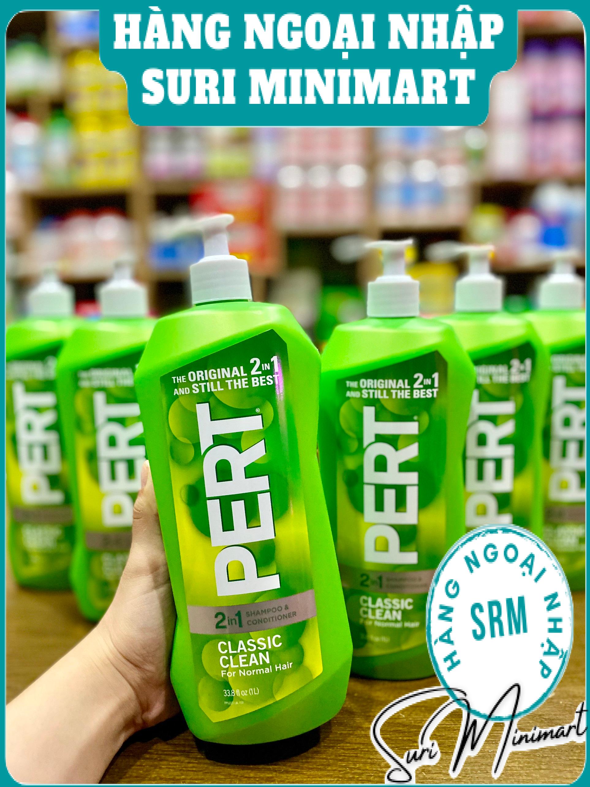 Dầu gội xả pert 2in1 classic clean for normal hair 1l của mỹ