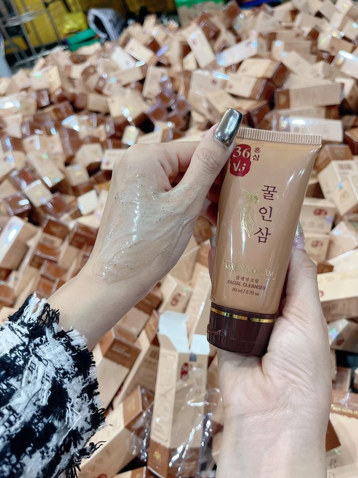 Sữa rửa mặt nhân sâm cao mụn 36 vị