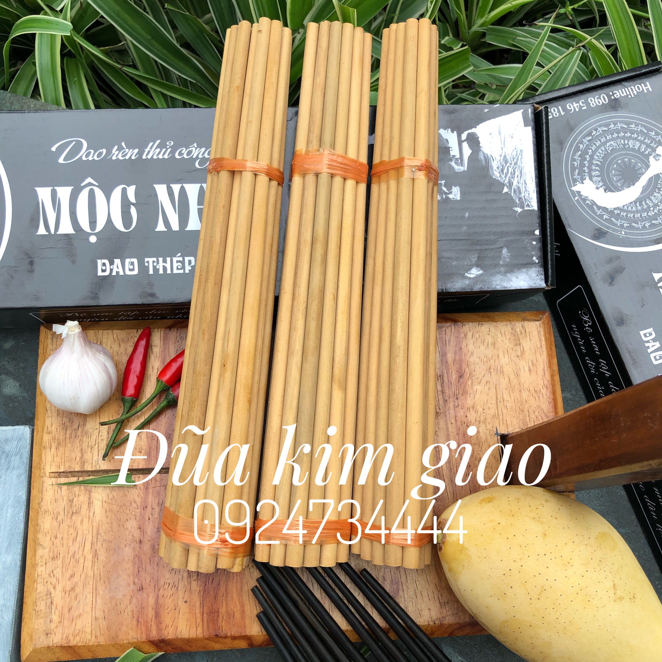 Đũa gỗ kim giao - đũa vua dùng - Mộc Nhiên sức khỏe là vàng