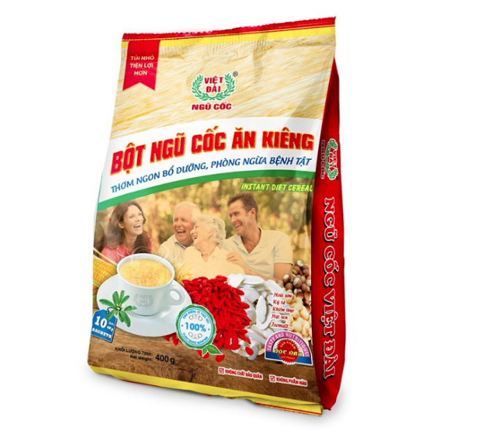 Bột ngũ cốc ăn kiêng việt đài gói 600g