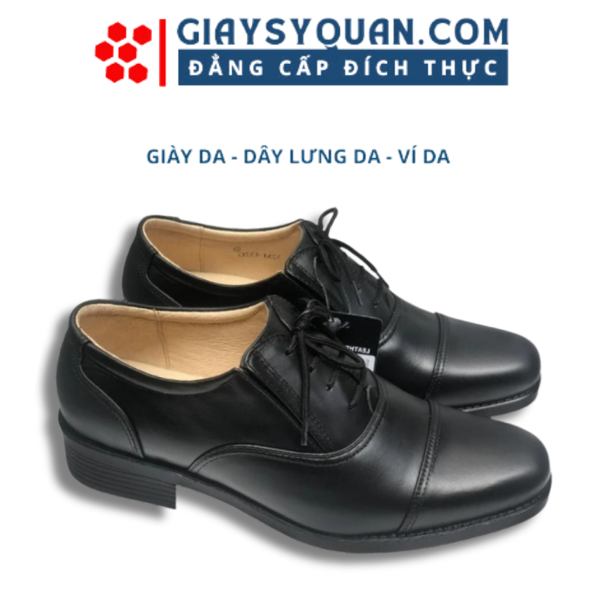 Giày Nam Chất Liệu Da Cao Cấp Màu Đen Mịn Đẹp Sang Trọng