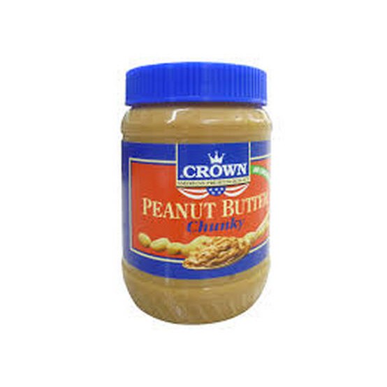Bơ lạc đậu phộng Crown 510g - Lẫn hạt giòn