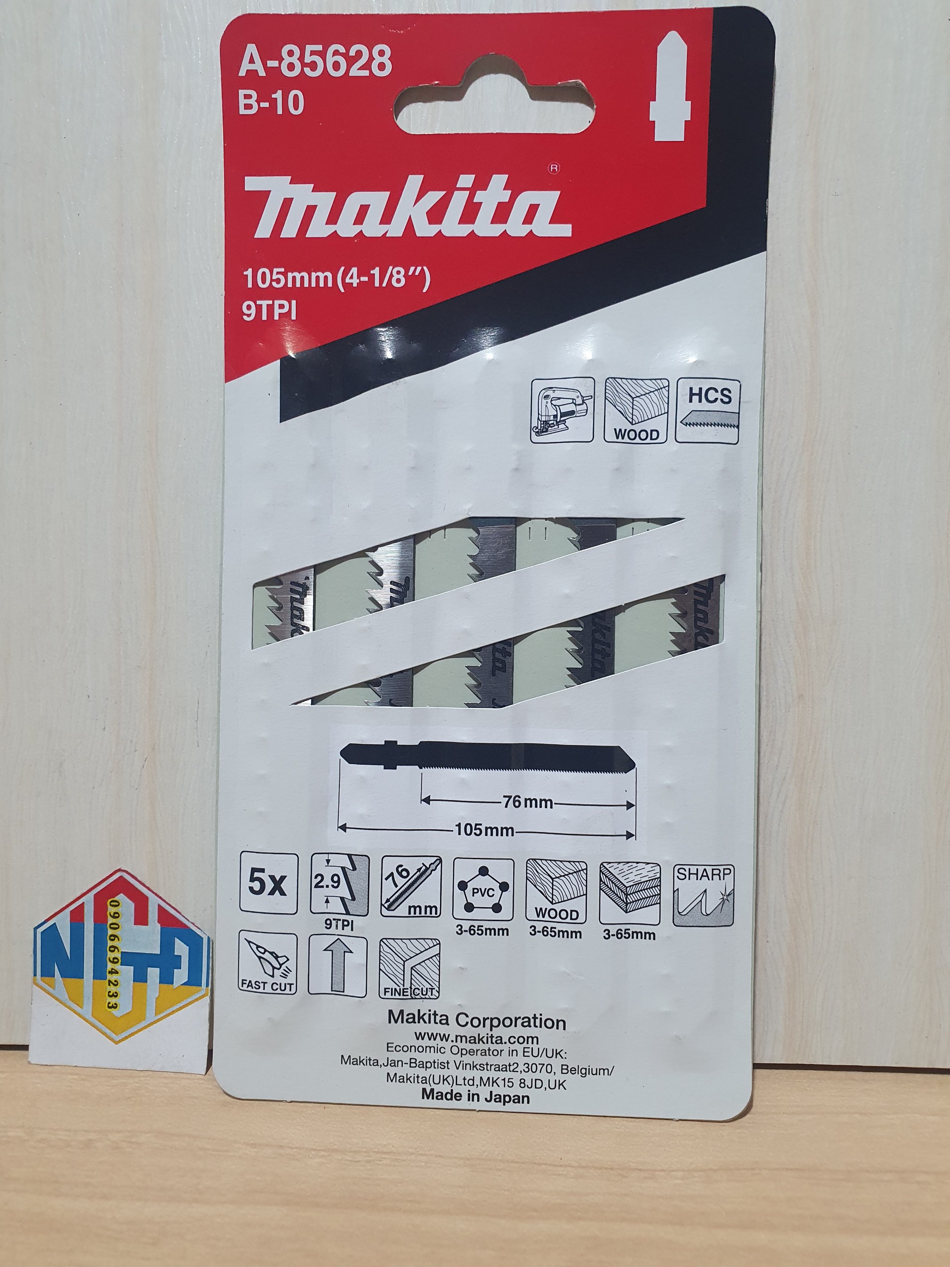 Lưỡi cưa lọng b-10,gỗ makita a-85628