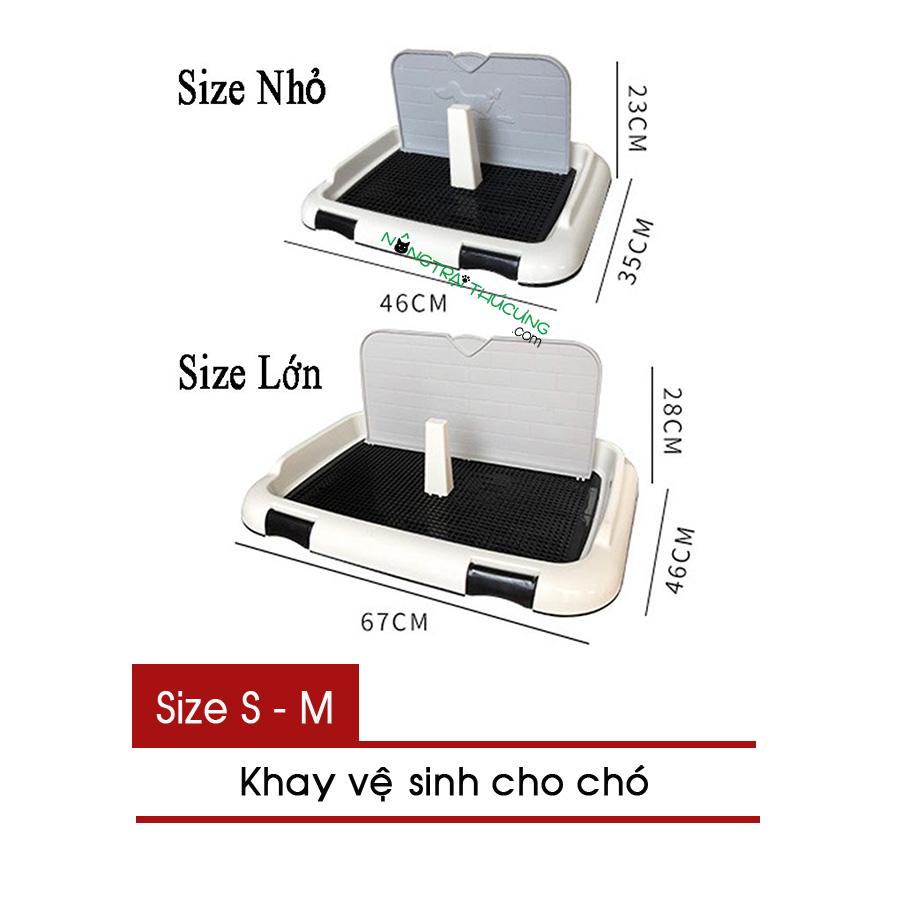 Khay Vệ Sinh Cho Chó Có Tường - Nhiều Size - [Nông Trại Thú Cưng]