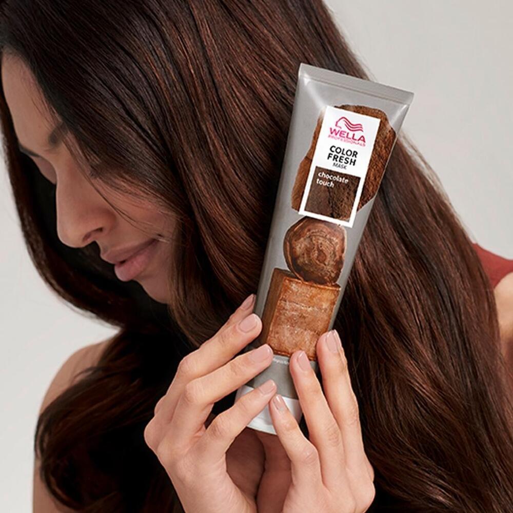 Hấp dầu màu Wella CF Mask phục hồi tóc nhuộm 150ml - Chocolate - Tuýp