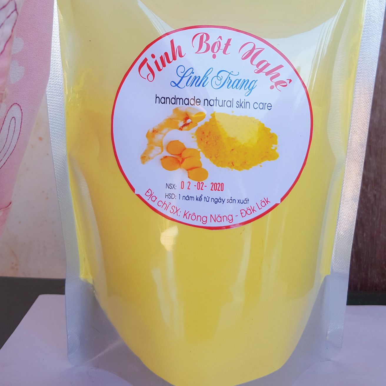 100g tinh bột nghệ đỏ Linh Trang nguyên chất 100%
