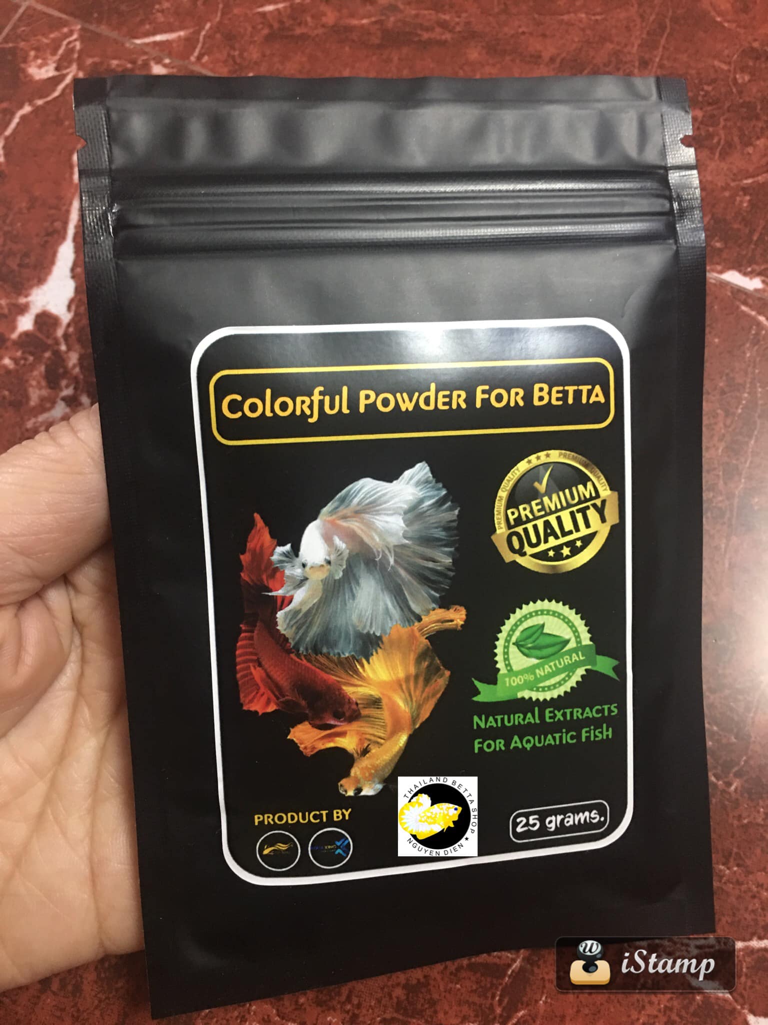 Colorful Powder 25g - Bột dưỡng cá Betta Thái Lan