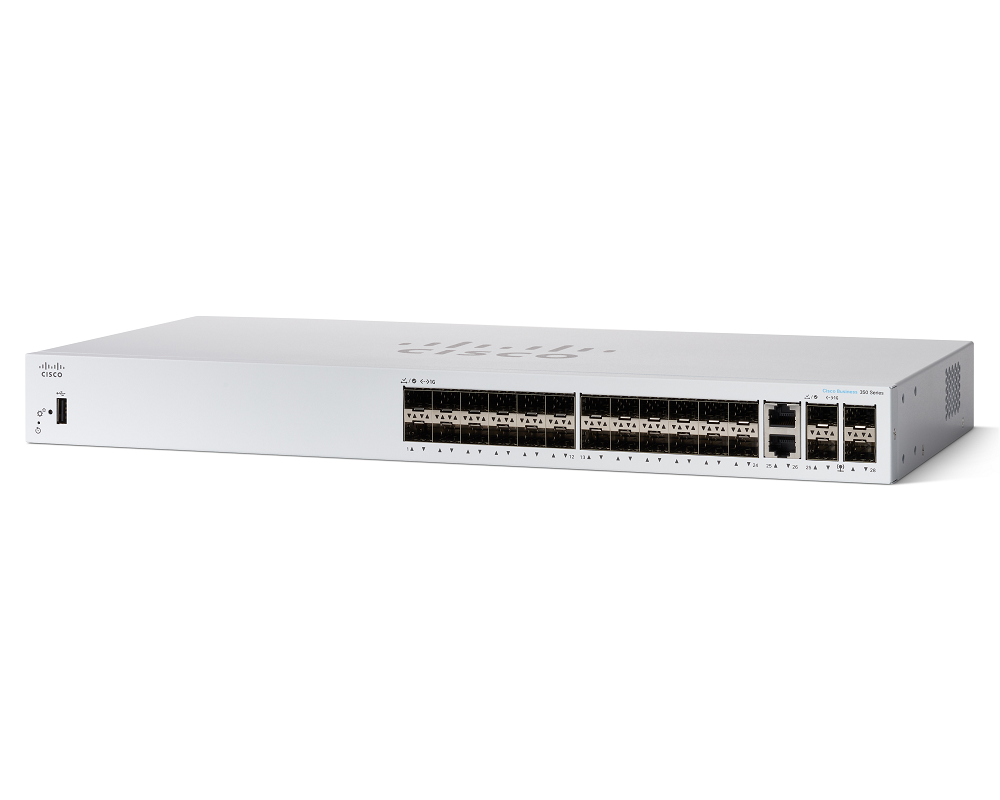 Thiết bị chia mạng Cisco CBS350-24T-4G-EU 24x10 100 1000 ports