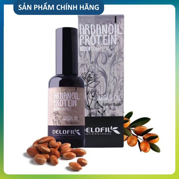 Tinh Dầu Dưỡng Tóc Argan Oil Protein Delofil