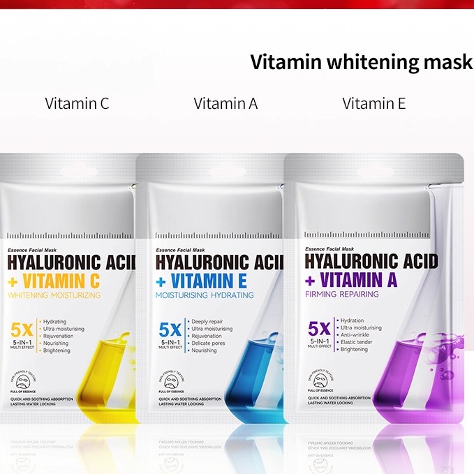 Mặt Nạ Dưỡng Ẩm Làm Trắng Da Vitamin Axit Hydonic
