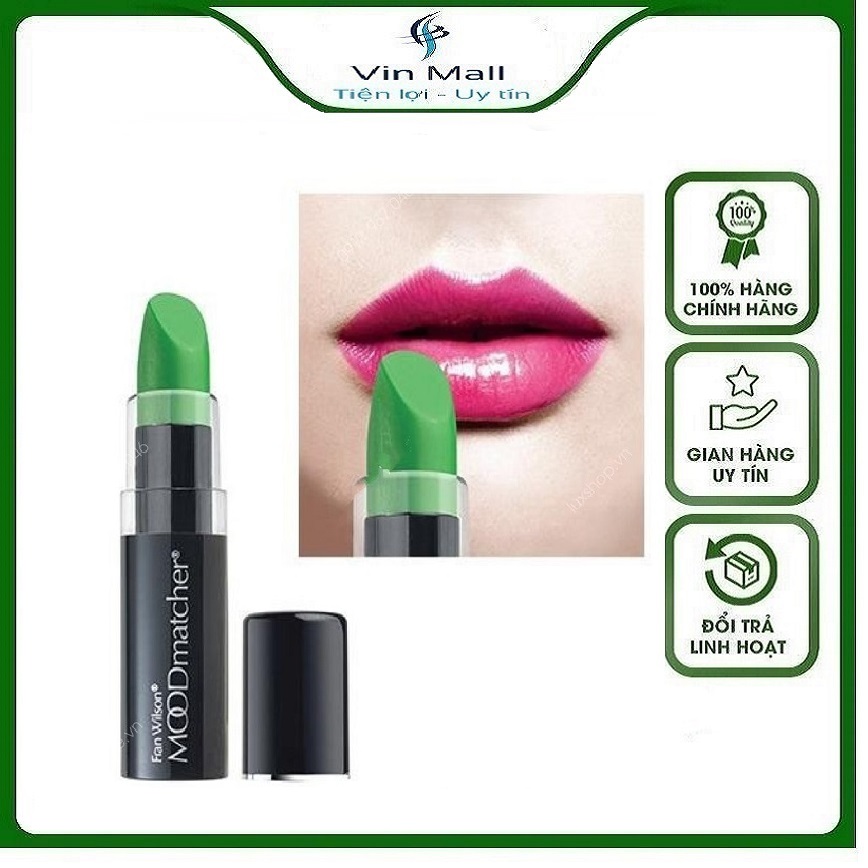 Son Gió Dưỡng Môi Đổi Màu - Fran Dưỡng Môi Và Đổi Màu Môi 4g Mỹ (Màu Xanh Lá)