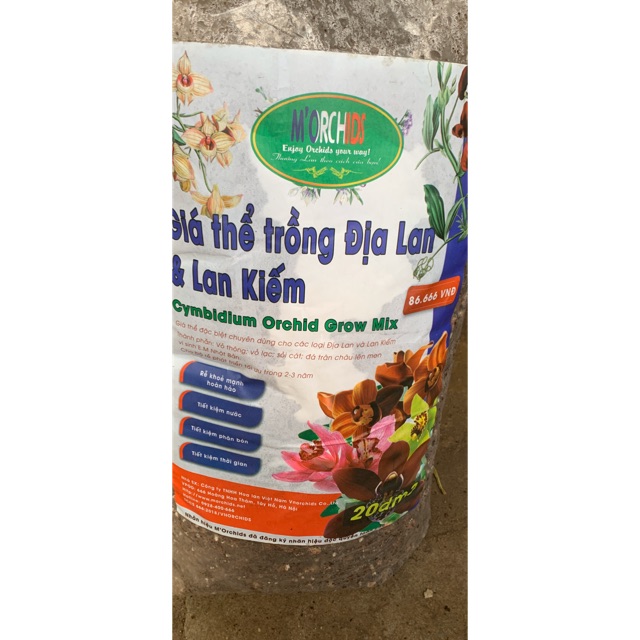 Giá thể trồng địa lan và lan kiếm