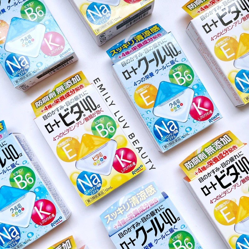 Nước nhỏ mắt Rohto Nhật Bản 12ml