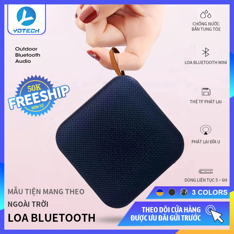 [Giá sốc] Loa Bluetooth Không Dây Mini T5 PRO SUPER 2020, Loa bluetooth mini chất lượng cao, bluetooth speaker âm thanh Hifi, loa bluetooth có micrô đàm thoại, hỗ trợ cuộc gọi thoại, portatble music player không đâu có giá rẻ hơn