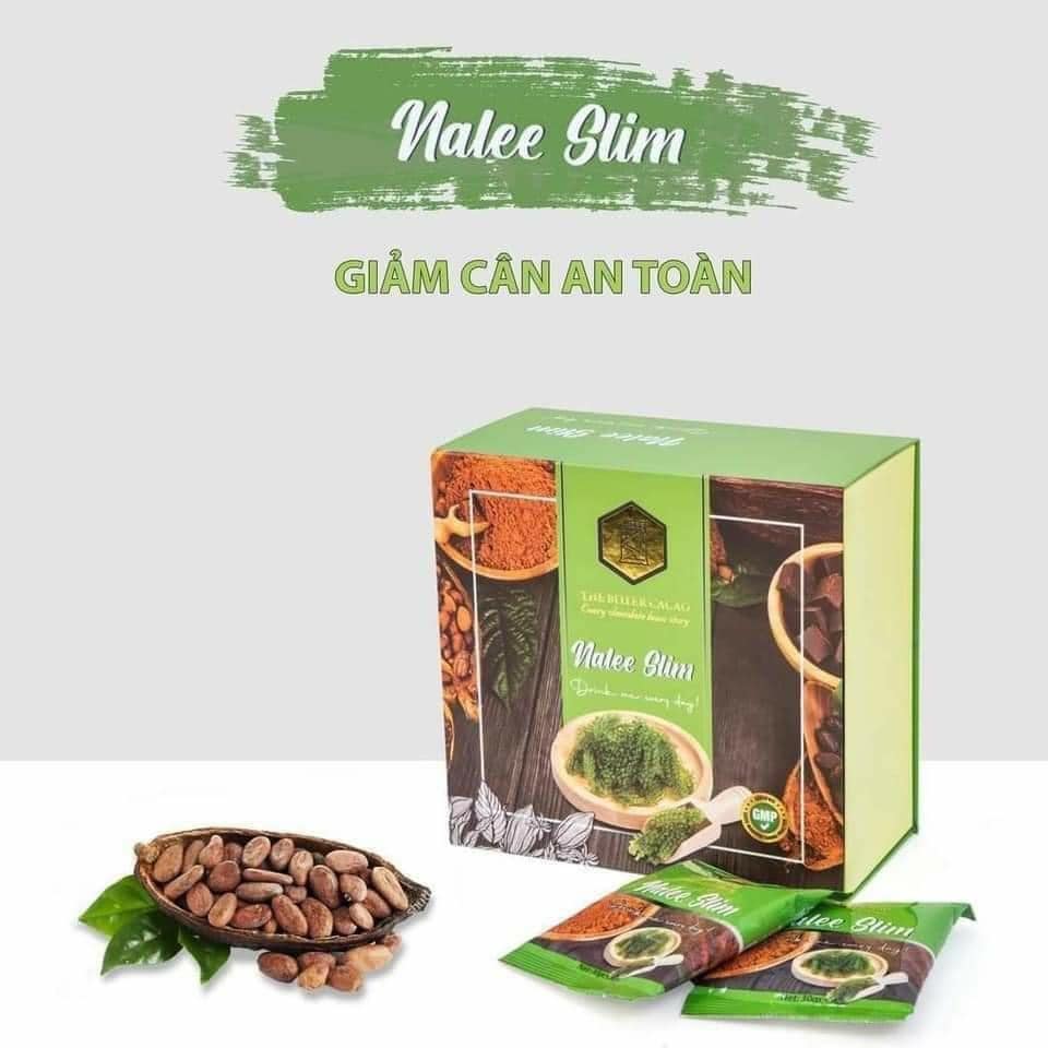 Cacao Nalee Slim tách béo giảm cân nhanh - Hàng chính hãng The Bitter Cacao