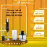 PASO-MX-SS1BRA - Máy xay cầm tay Panasonic PASO-MX-SS1BRA - Xay được nguyên liệu nóng trong nồi