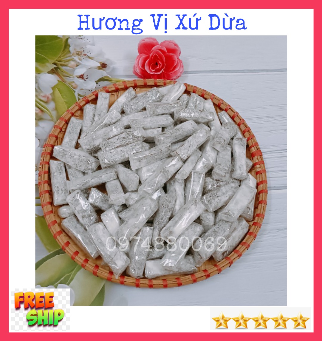 1Kg Kẹo Gừng dẻo phấn ít ngọt Túi zip 500gr