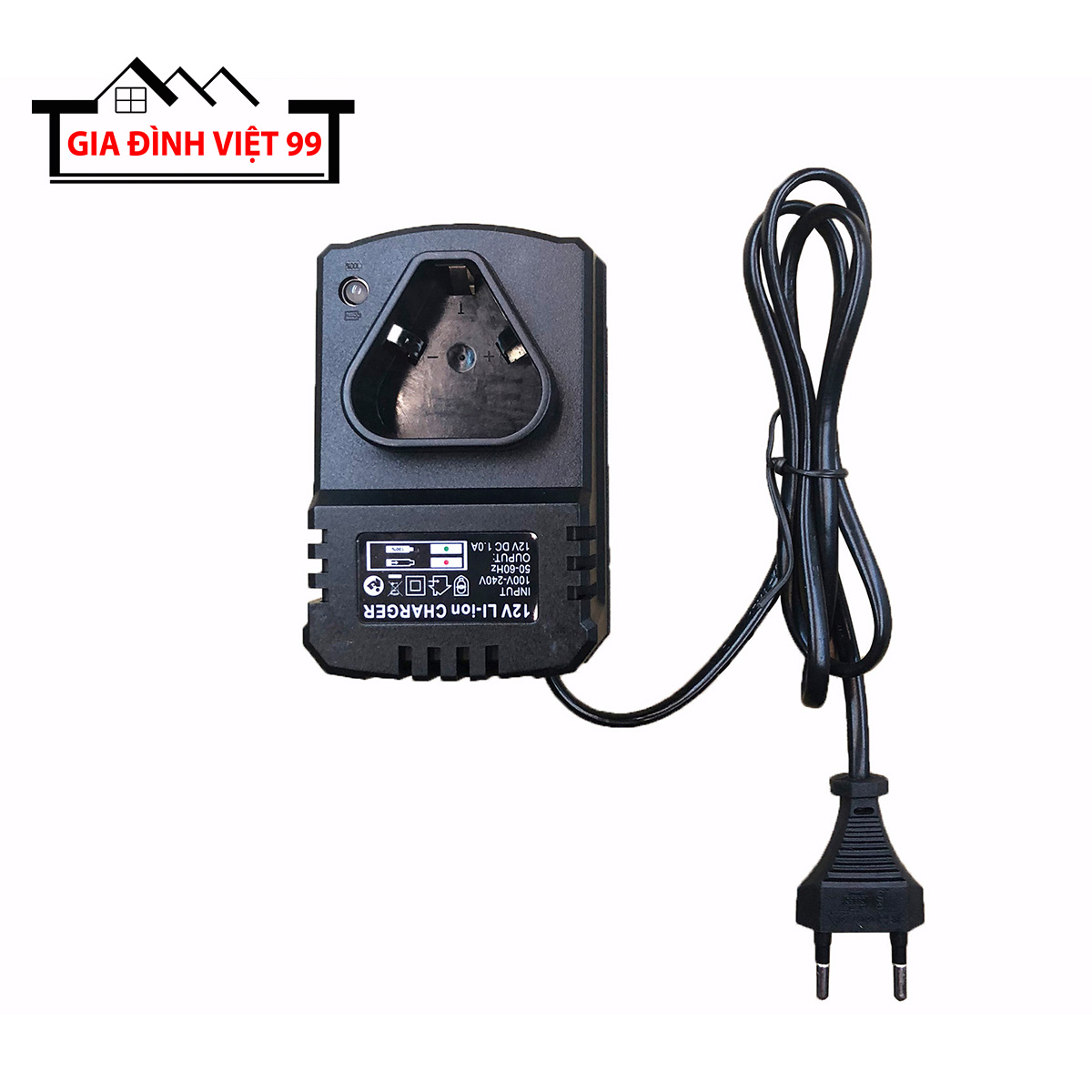 Đế Sạc Pin Li-ion 12V cho máy khoan không dây, Bộ sạc pin máy khoan
