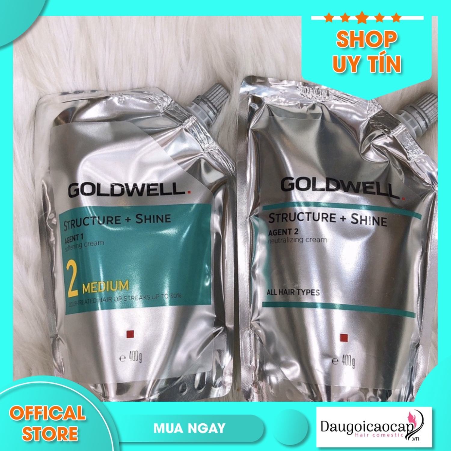 Bộ uốn duỗi tóc GOLDWELL dành cho các loại tóc