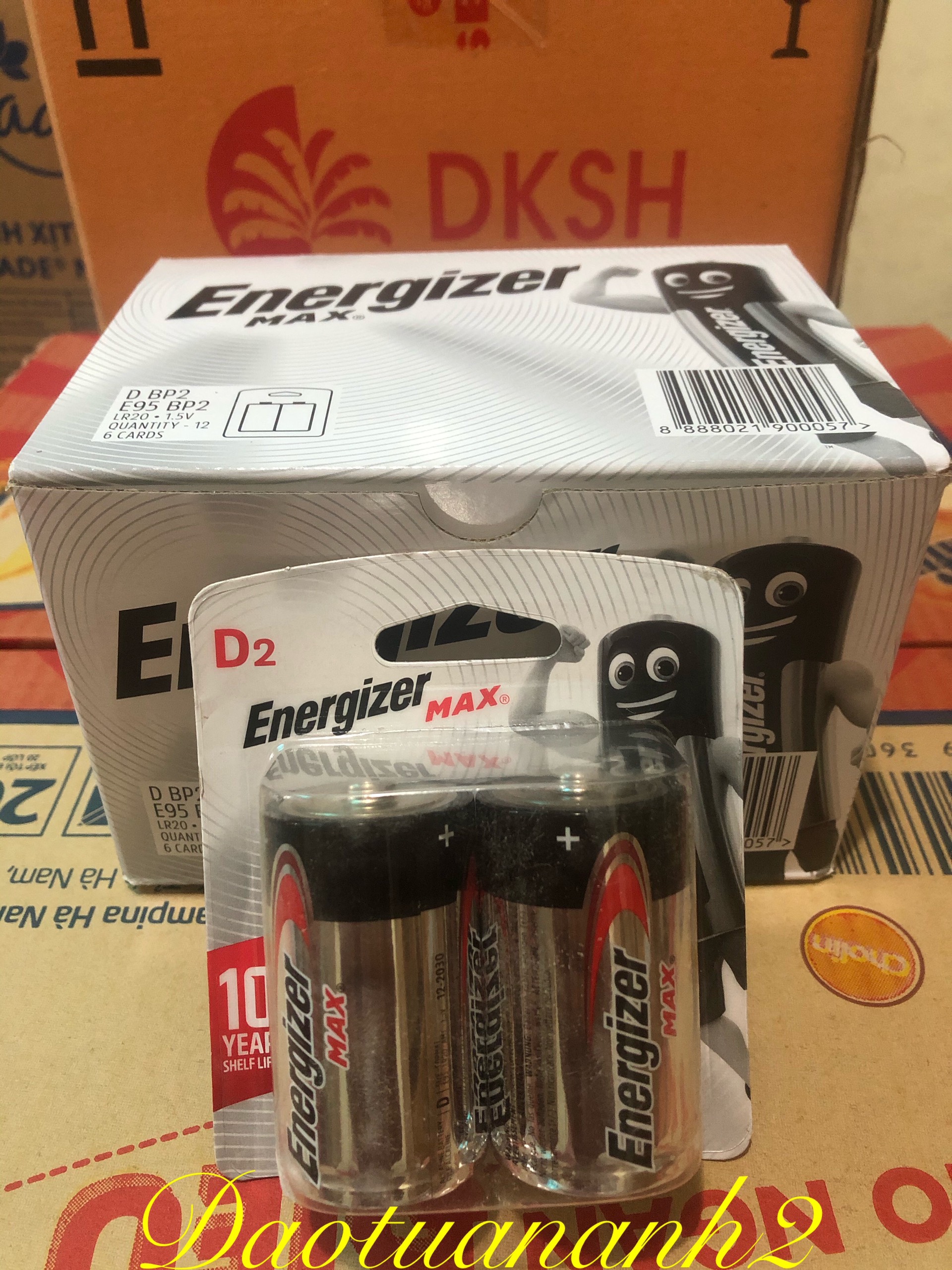 Pin đại energizer e95 1,5v vỉ 2 viên - hàng chính hãng dksh việt nam
