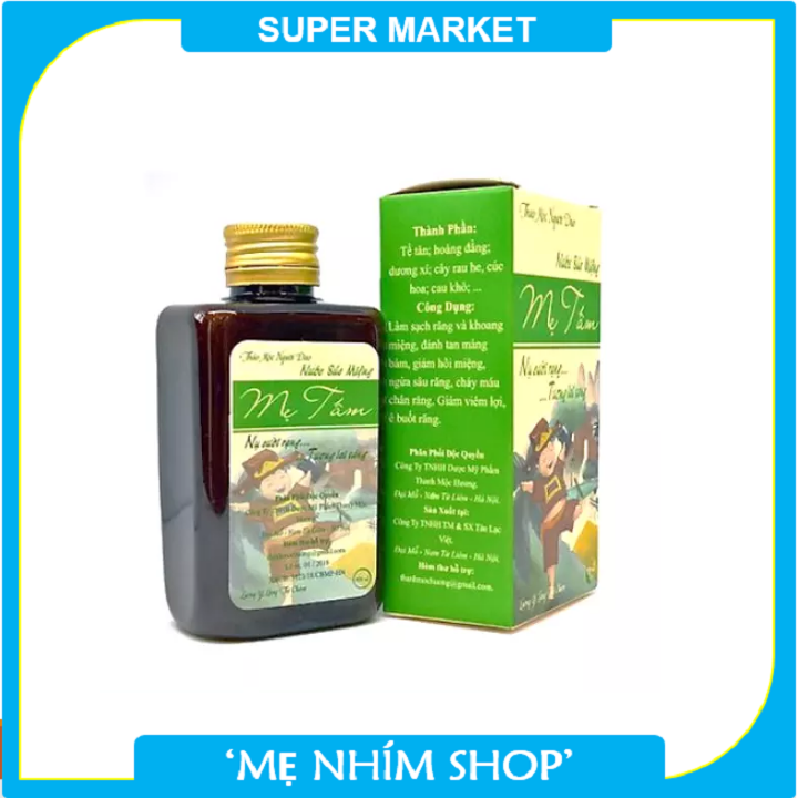 Nước súc miệng Mẹ tấm Thanh Mộc Hương sát khuẩn tri sâu răng chảy máu viêm lợi cho trẻ