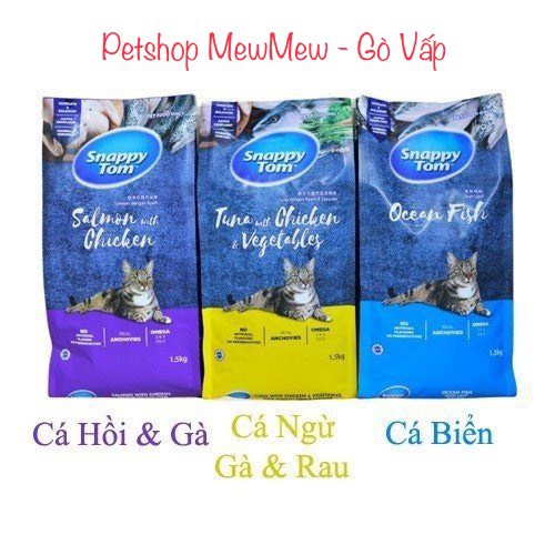 Snappy tom thức ăn hạt khô dành cho mèo - petshop mewmew