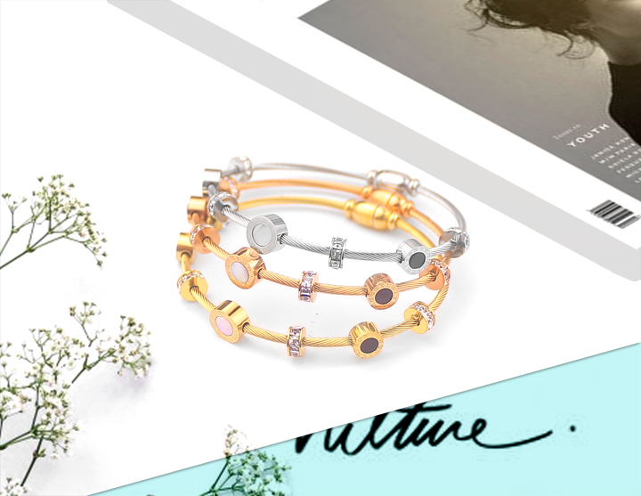Vòng tay titan cham số la mã - jewelry store tv