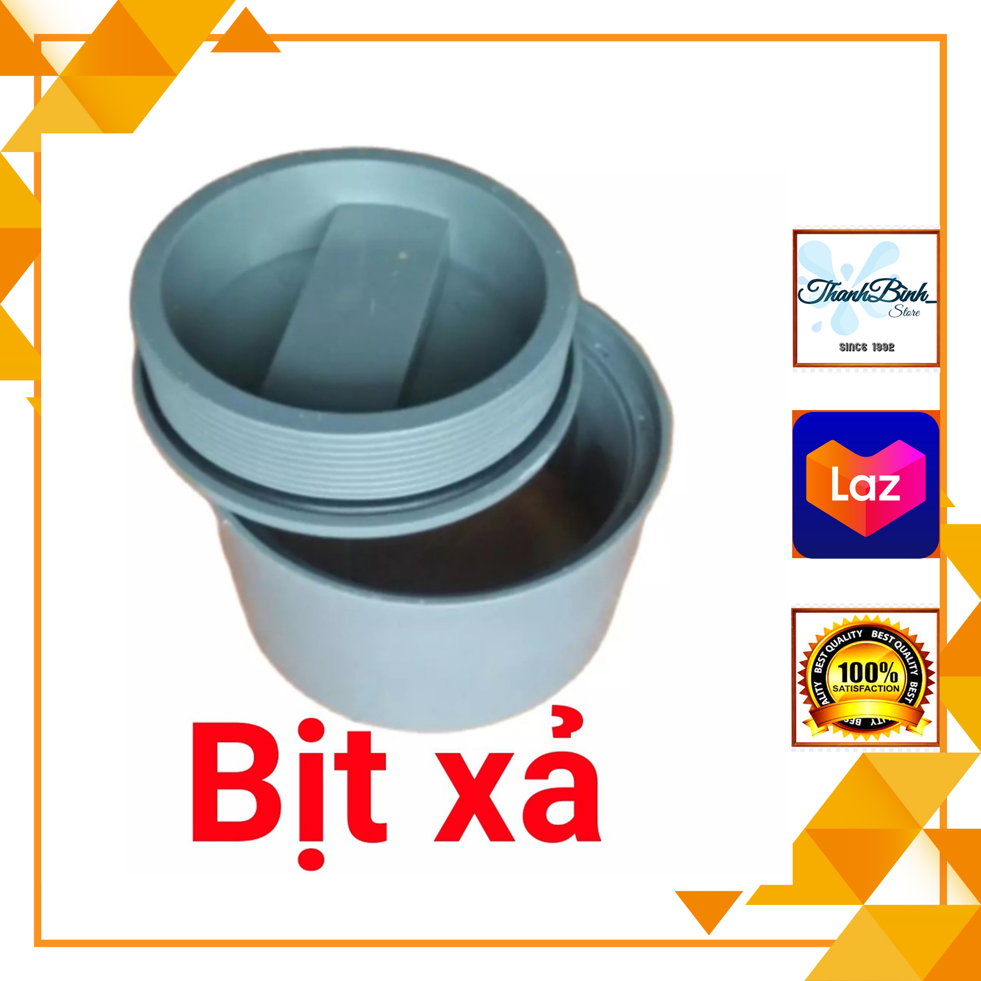 BỊT XẢ THÔNG TẮC PVC PHI 75/ 90/ 110 MM- EUROPIPE HÀNG ĐẸP