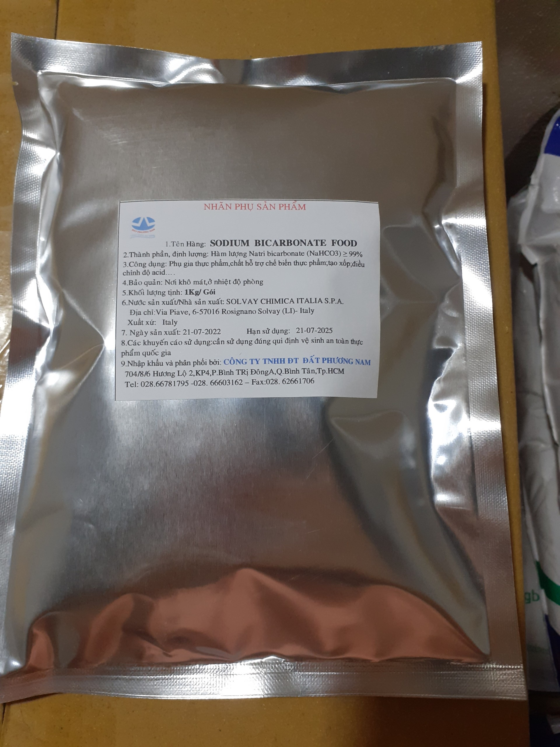 1kg baking soda , bột nở làm bánh, sodium bicarbonate-bicar food_xuất xứ ý