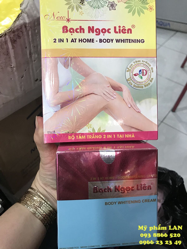 Bạch Ngọc Liên bộ kem trắng toàn thân 2in1