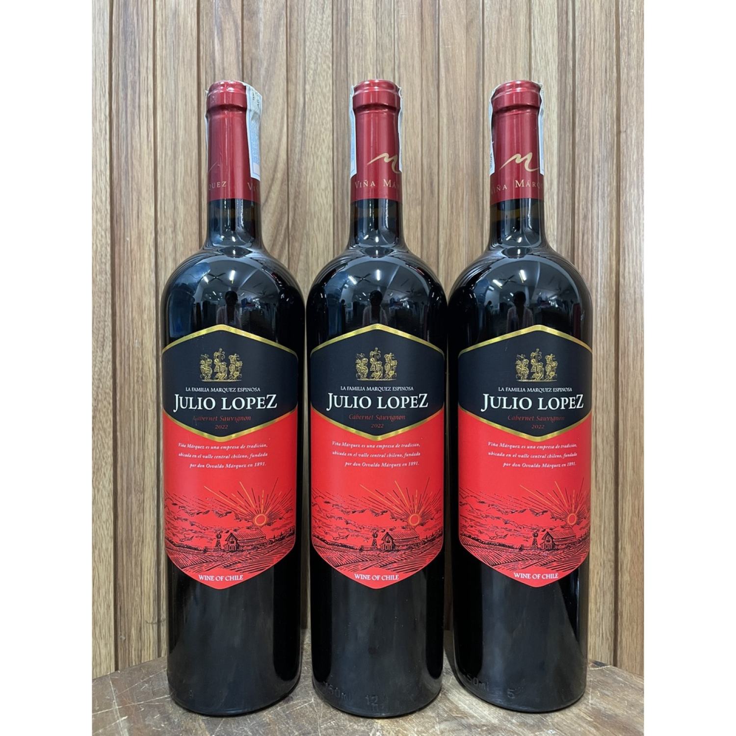 Vang Chile Julio Lopez Cabernet Sauvignon 750ml