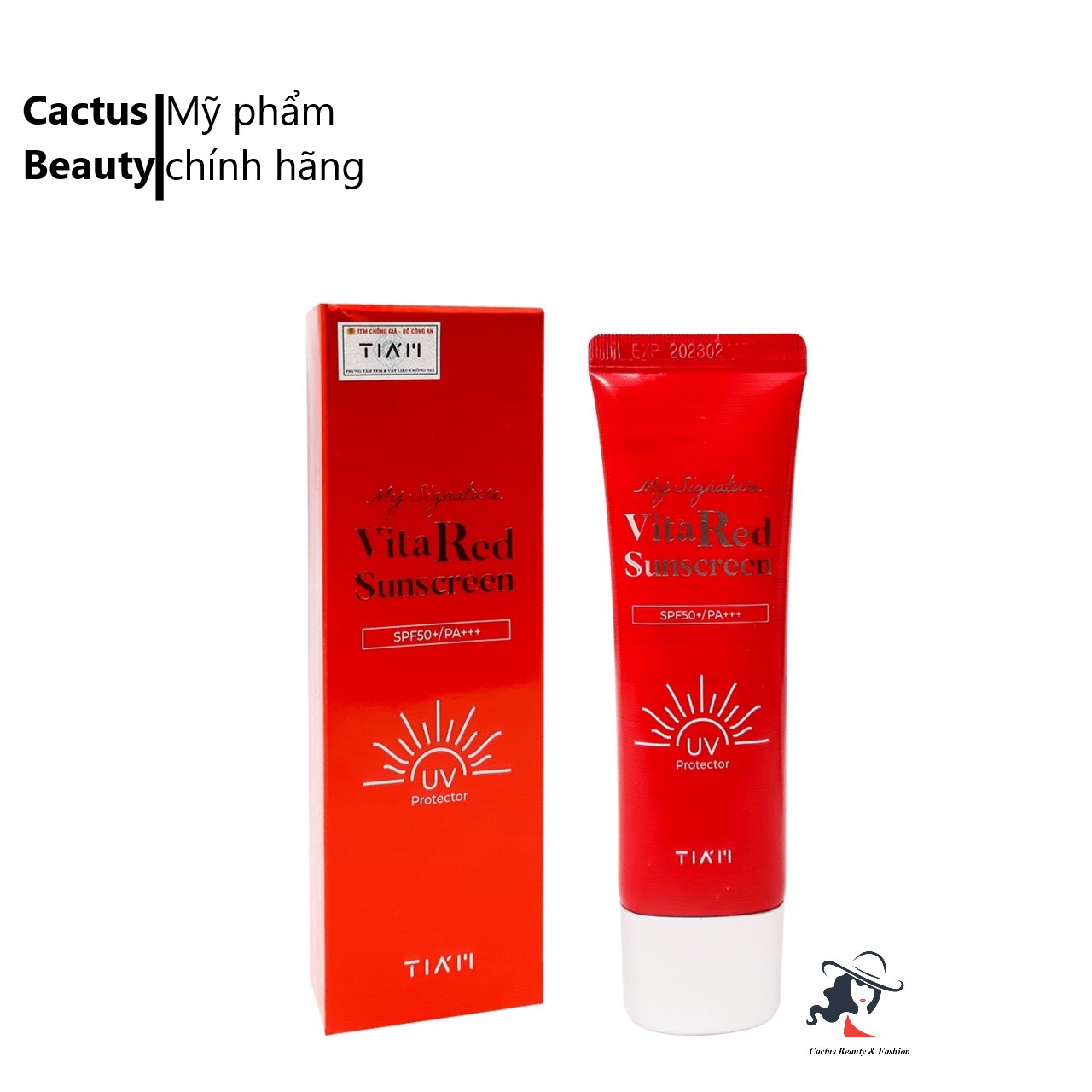 Kem Chống Nắng Dưỡng Trắng Tiam Vita Red Sunscreen 50ml
