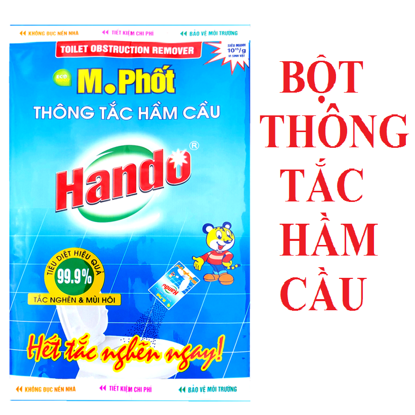 [HCM]Bột thông tắc hầm cầu bể phốt Hando 300g (Xanh) GSG157