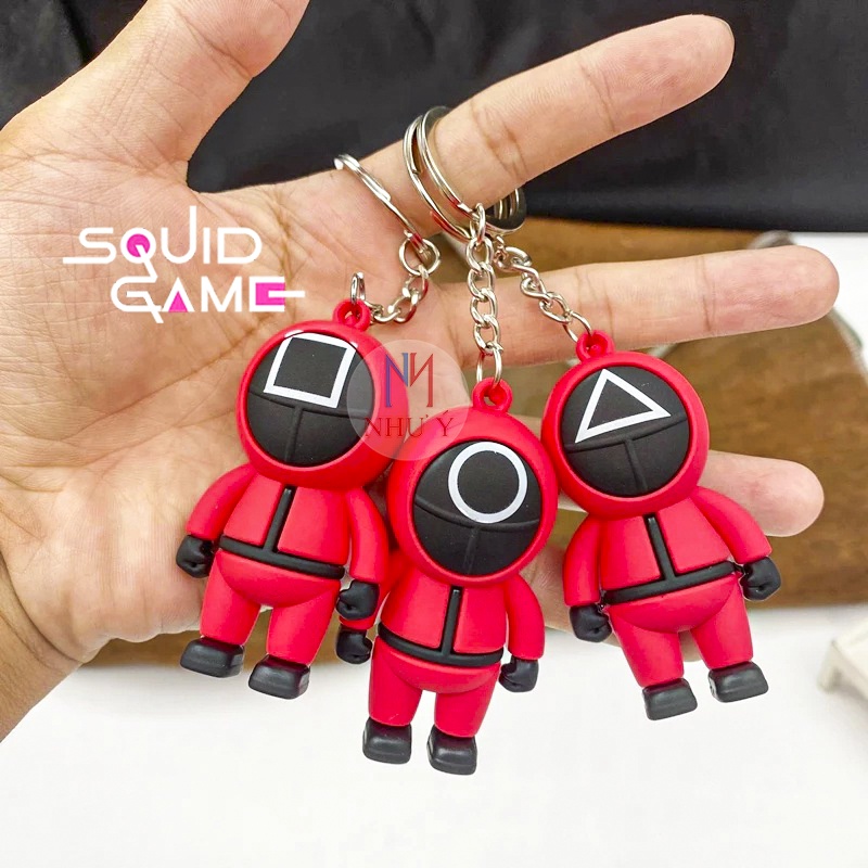 Móc khóa nhựa Squid Game