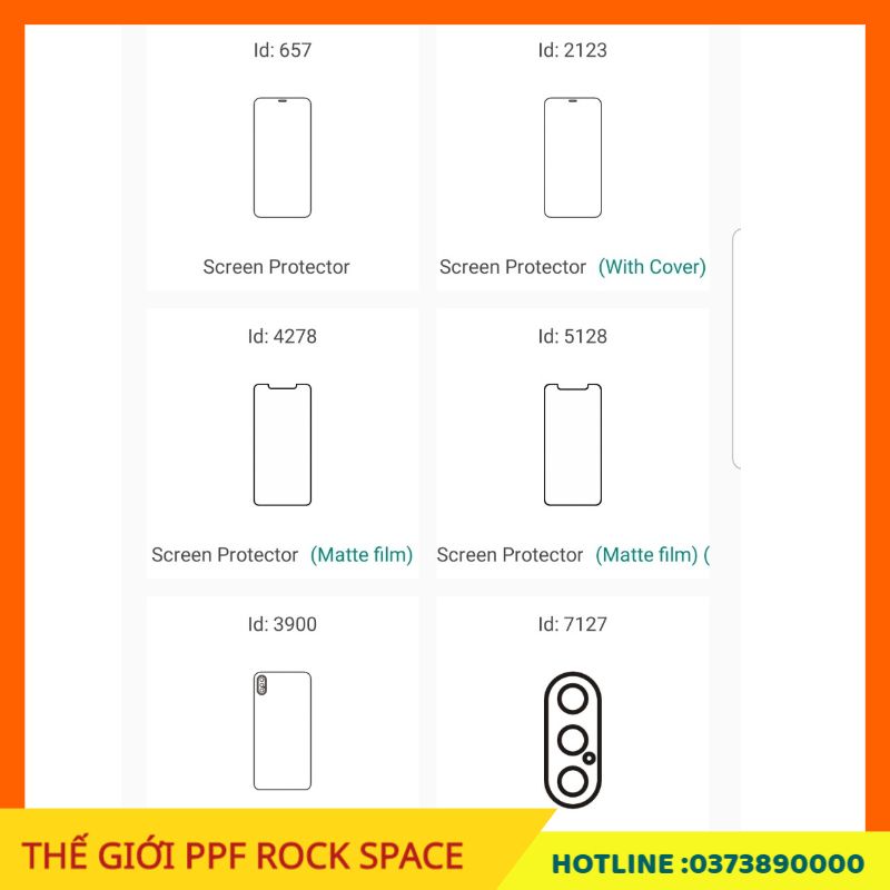 Dán màn hình ppf apple iphone xs max rock space