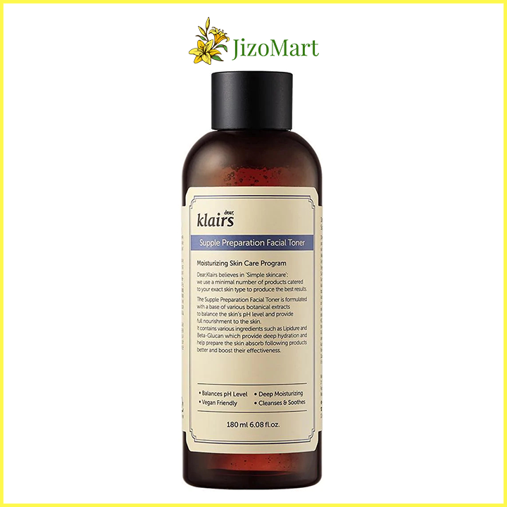 Toner Thảo Mộc Dưỡng Ẩm, Làm Mềm Da Dear Klairs Supple Preparation Facial Toner 180ml - Dear Klairs official store