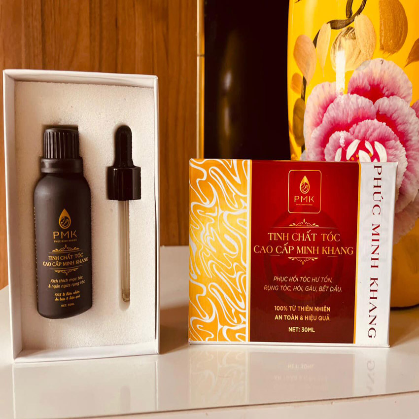 {HÀNG CHÍNH HÃNG} Tinh chất mọc tóc Minh Khang - Quality Goods - Tinh chất phục hồi tóc hư tổn, kich thích mọc tóc, hết rụng tóc, hết nấm ngứa, sạch gàu - Hiệu quả sau 7 ngày - Tặng quà trị giá 50k