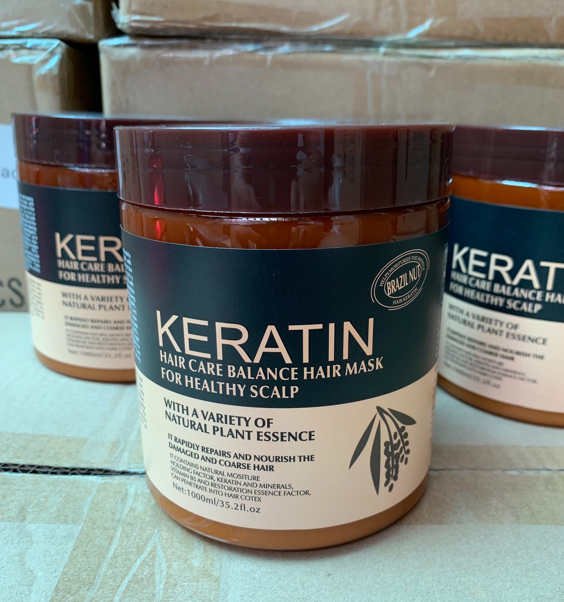 Hấp Dầu Keratin Brazil Nut 1000ml Chăm Sóc Và Dưỡng Ẩm Tóc