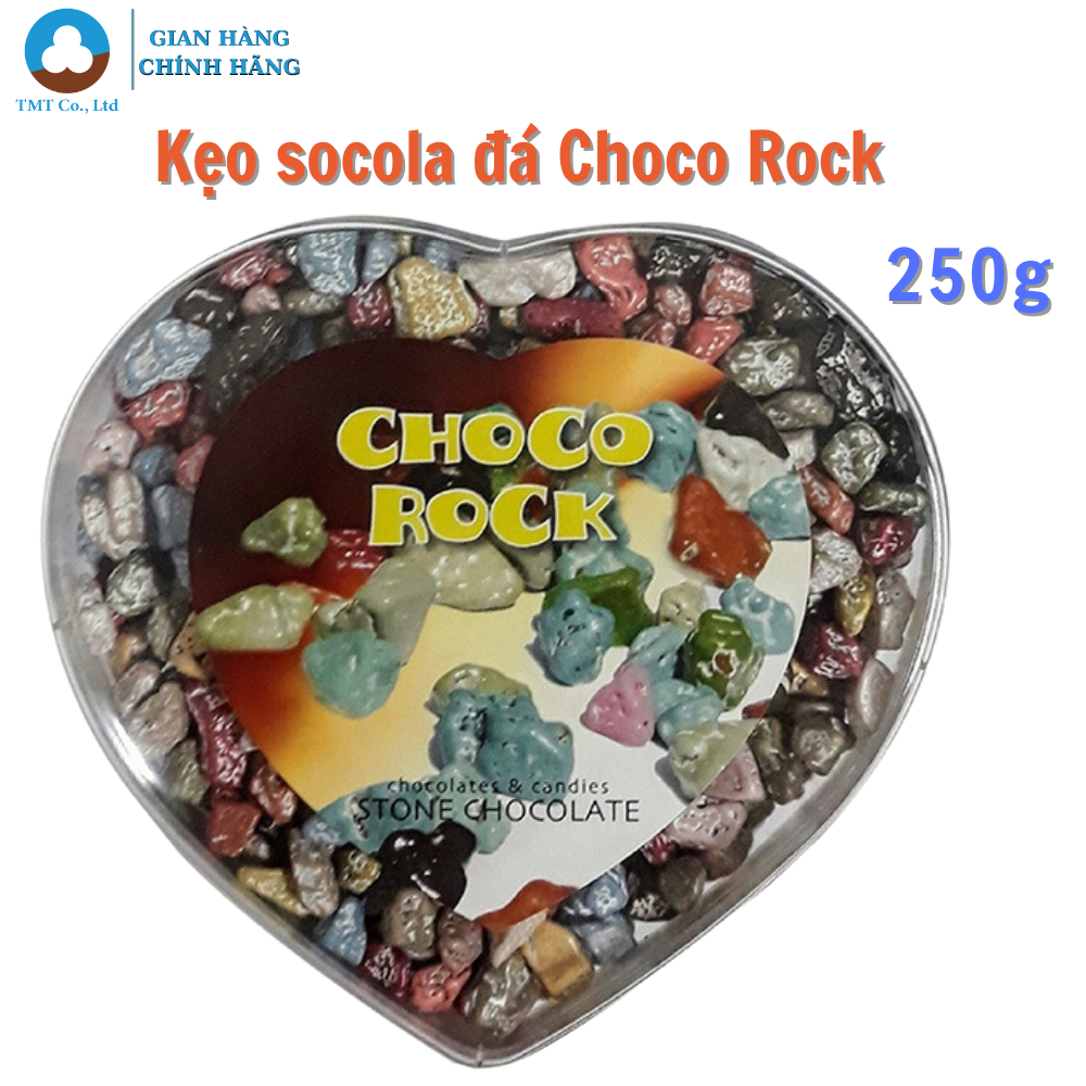 Kẹo socola đá 250g hộp trái tim
