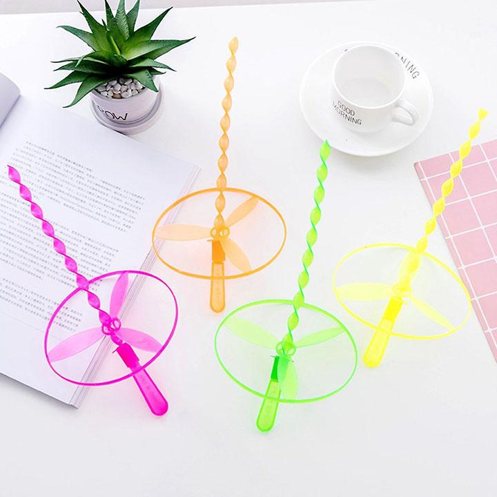 Bộ Đồ Chơi Chong Chóng Cánh Quạt Máy Bay Cho Bé - Đồ chơi con quay trên không cầm tay